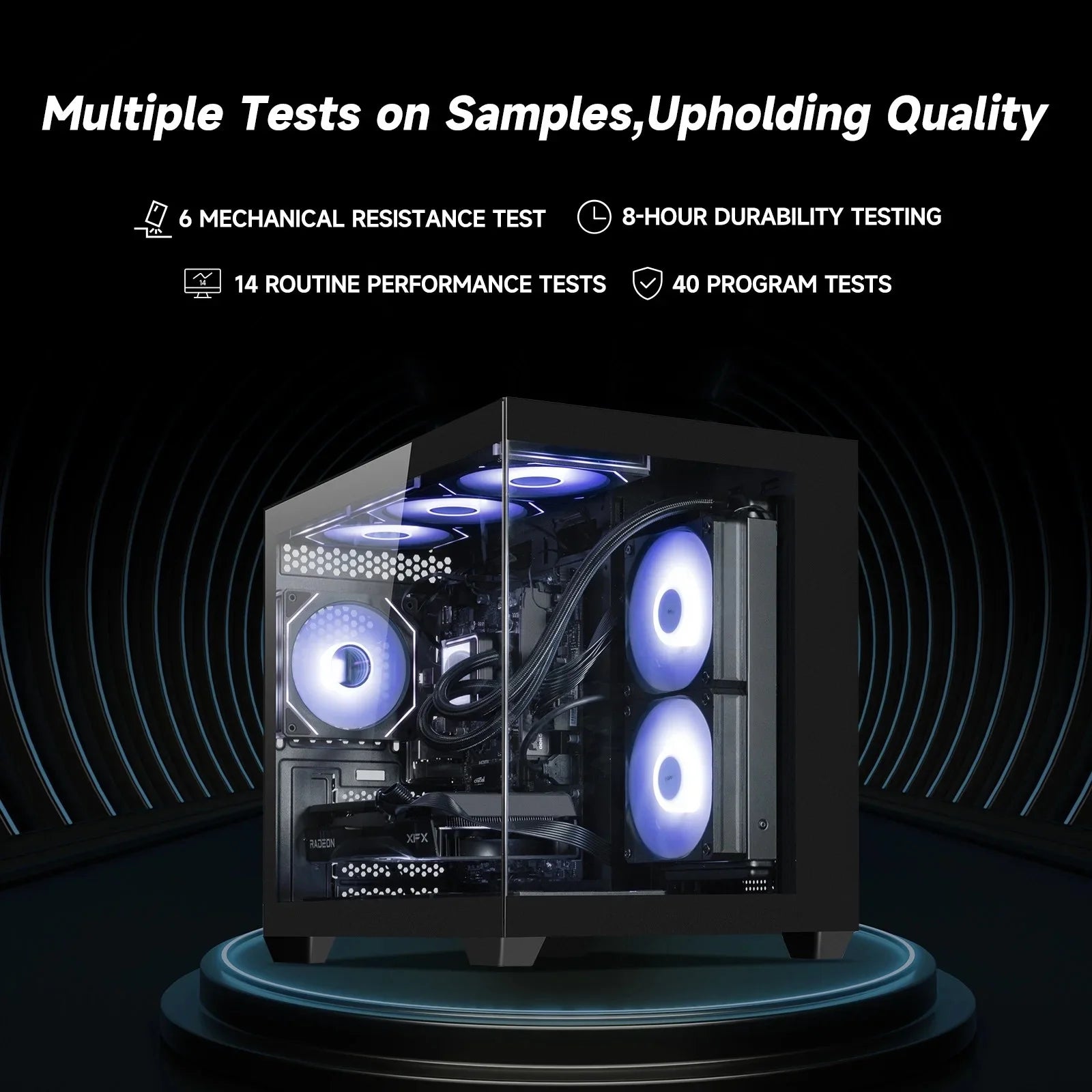 Gaming PC, AMD Ryzen 7 5700X,RTX 5060 8GB, 1TB SSD, 16GB Ram,Desktop Computer Win 11,New