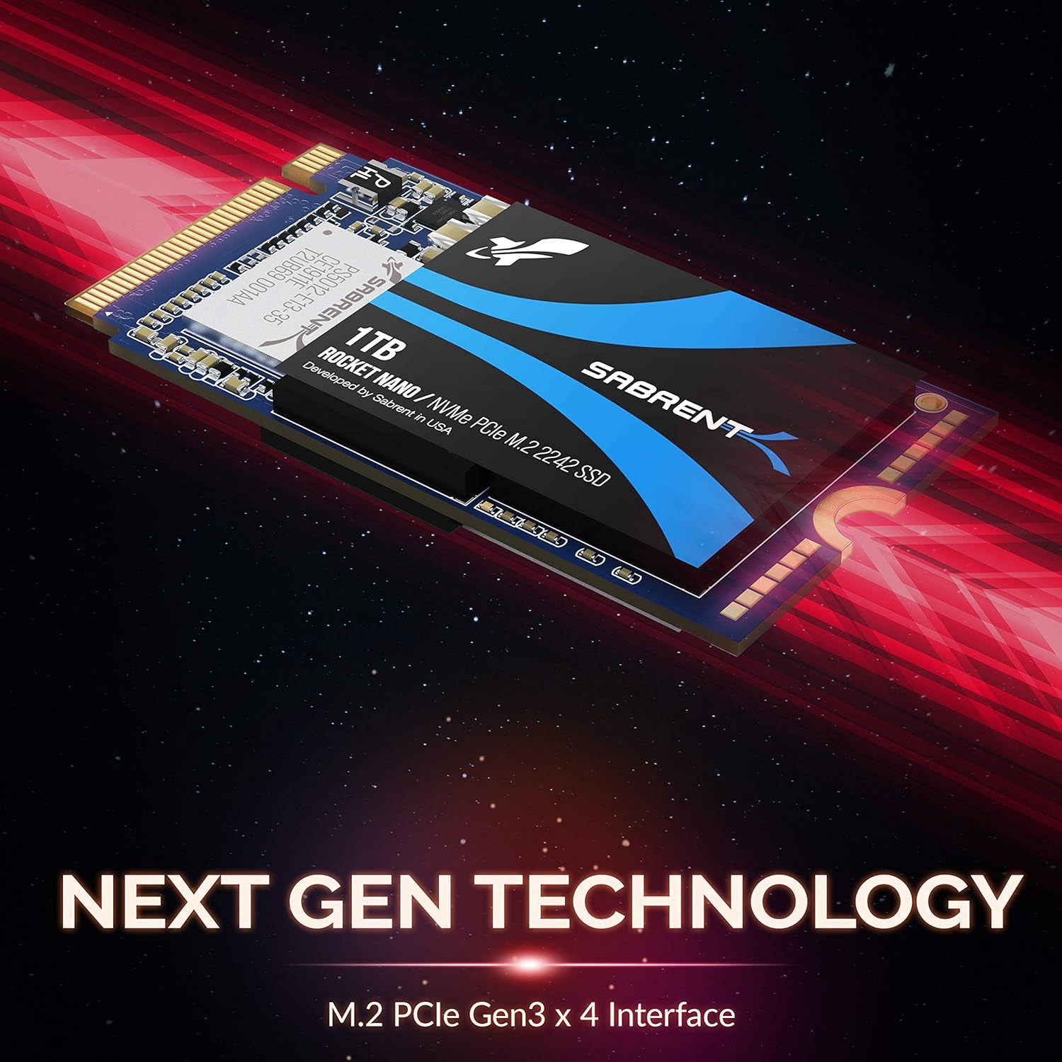 1TB Rocket Nvme Pcie M.2 2242 DRAM Less Low Power Internal High Performance SSD (SB-1342-1TB)