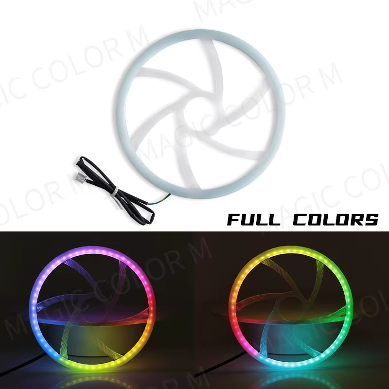 18 in 1 Car Ambient Light 64 Color Acrylic Strips 110Cm 90Cm 75Cm 35Cm 20Cm Full Colors RGB Car Interior Bluetooth App Control