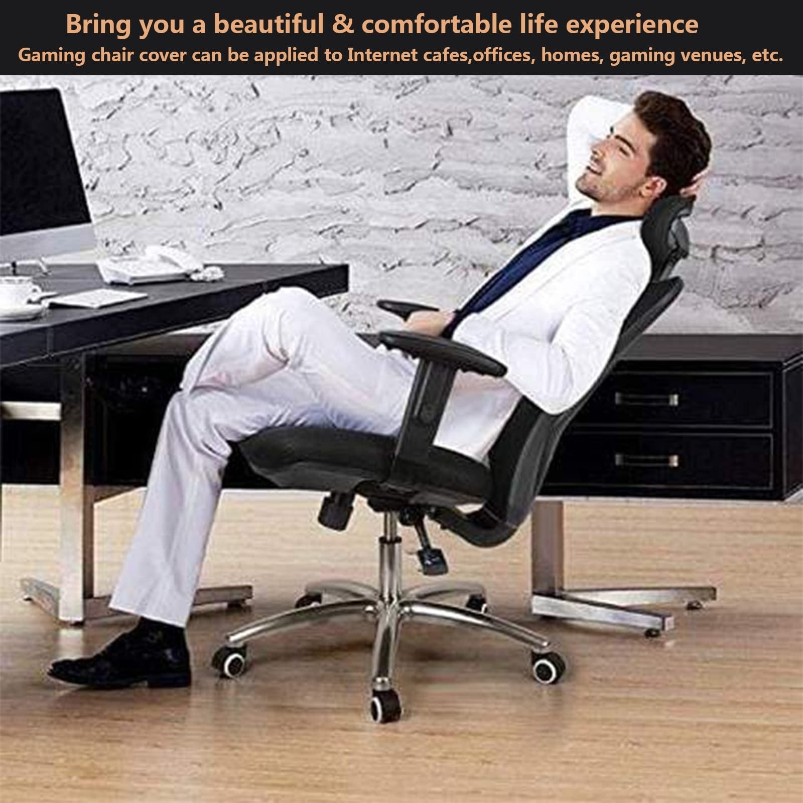 Gaming Chair Cover-Gaming Chair Seat Cover 4Pc/Set Gaming Chair Covers