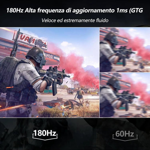 24Inch 180Hz Gaming Monitor 1K FHD Computer Display 1Ms Response Time Eye Care Screen LCD Support HDR G-Sync VESA