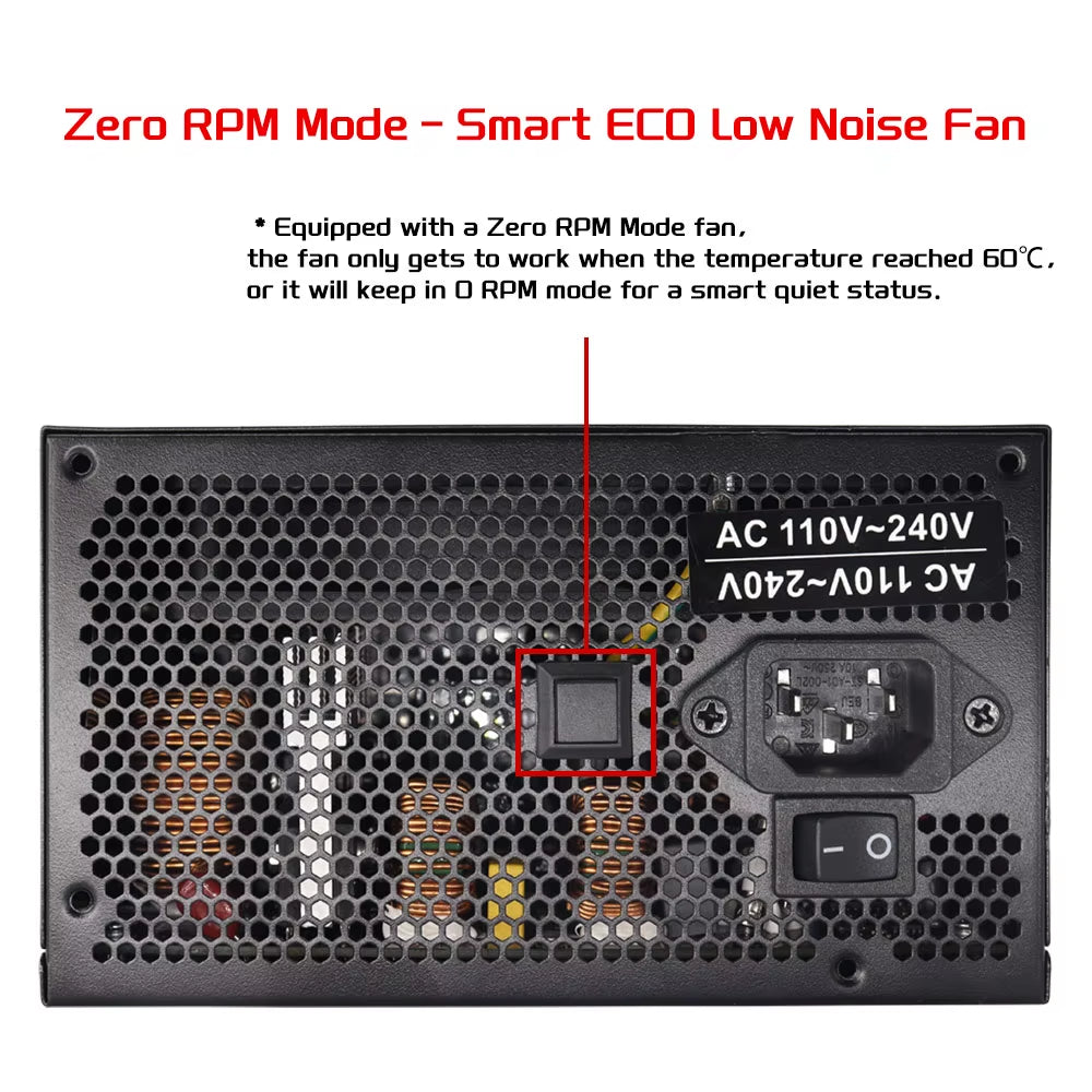 PCIE 5.0 1200W PC Power Supply Full Modular PSU for Power Source 1200W WATT Power Supply ATX PC PSU GPU Gaming Graphics