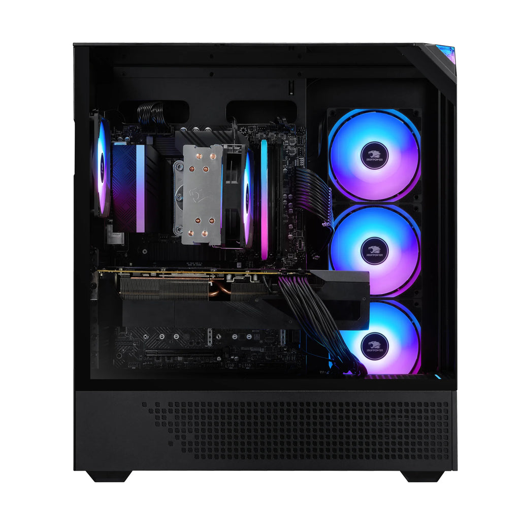 Element Black Gaming PC Desktop Computer Intel Core I5 14400F, NVIDIA Geforce RTX 5060Ti 8GB, 16GB RAM, 1TB SSD, Windows 11 Home