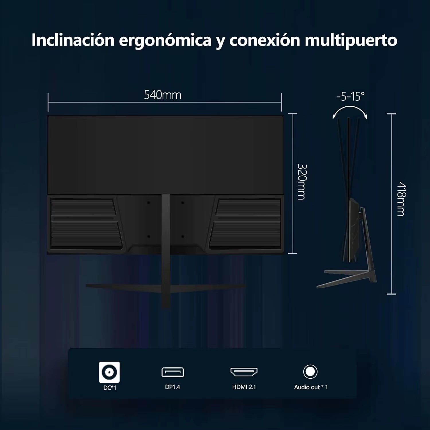 24Inch 180Hz Gaming Monitor 1K FHD Computer Display 1Ms Response Time Eye Care Screen LCD Support HDR G-Sync VESA