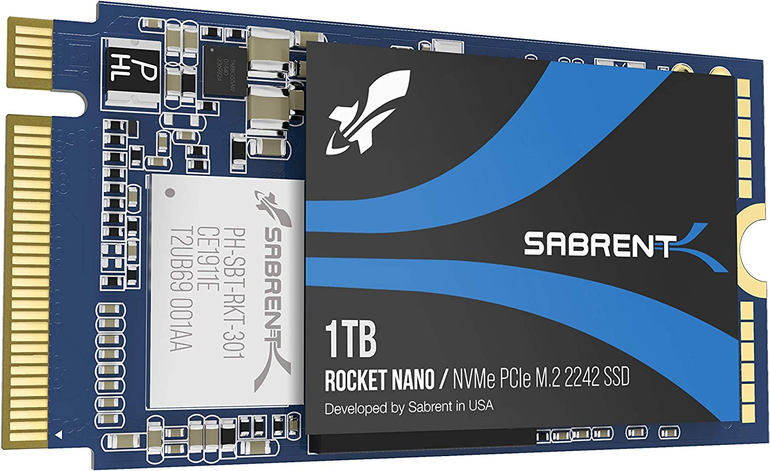 1TB Rocket Nvme Pcie M.2 2242 DRAM Less Low Power Internal High Performance SSD (SB-1342-1TB)