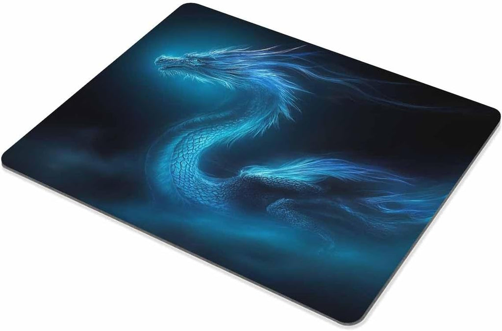 Mouse Pad Unique Design Mouse Pad Cool Blue Dragon Design Gaming Mousepad