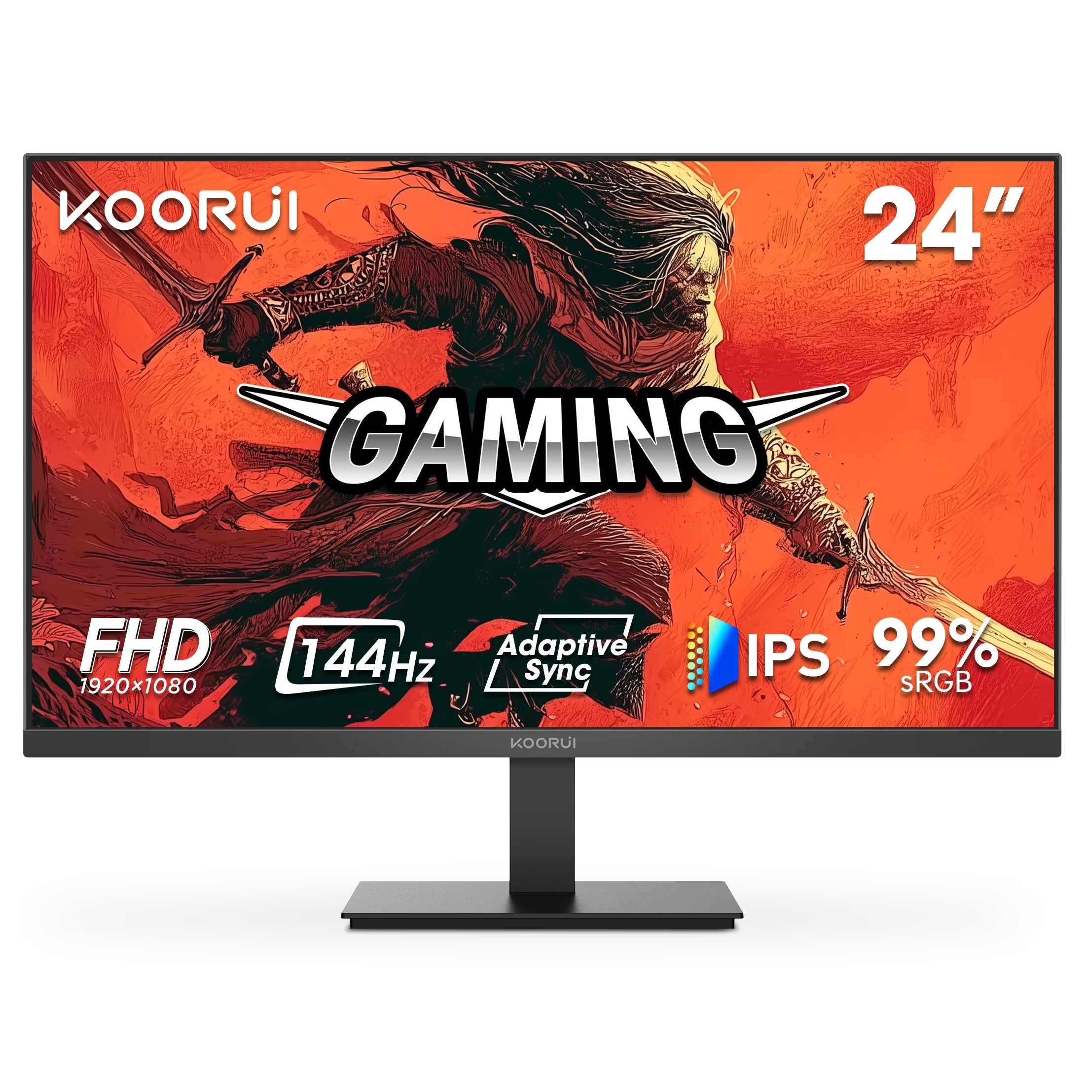 24" FHD 1080P Gaming Monitor, 144Hz Computer Monitor, New, E2411K