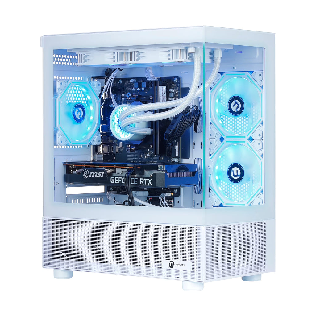 Gaming PC AMD Ryzen 7 5700X NVIDIA RTX 5060 Ti 32GB RAM 1TB SSD Wifi PC Gaming White