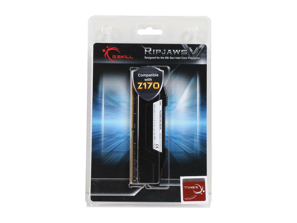 G.SKILL Ripjaws V Series 16GB 288-Pin PC RAM DDR4 3200 (PC4 25600) Desktop Memor