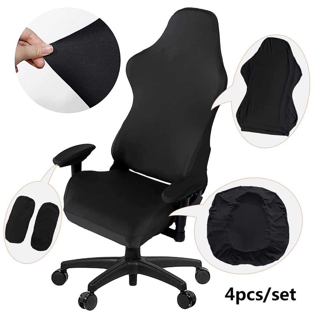 Gaming Chair Cover-Gaming Chair Seat Cover 4Pc/Set Gaming Chair Covers