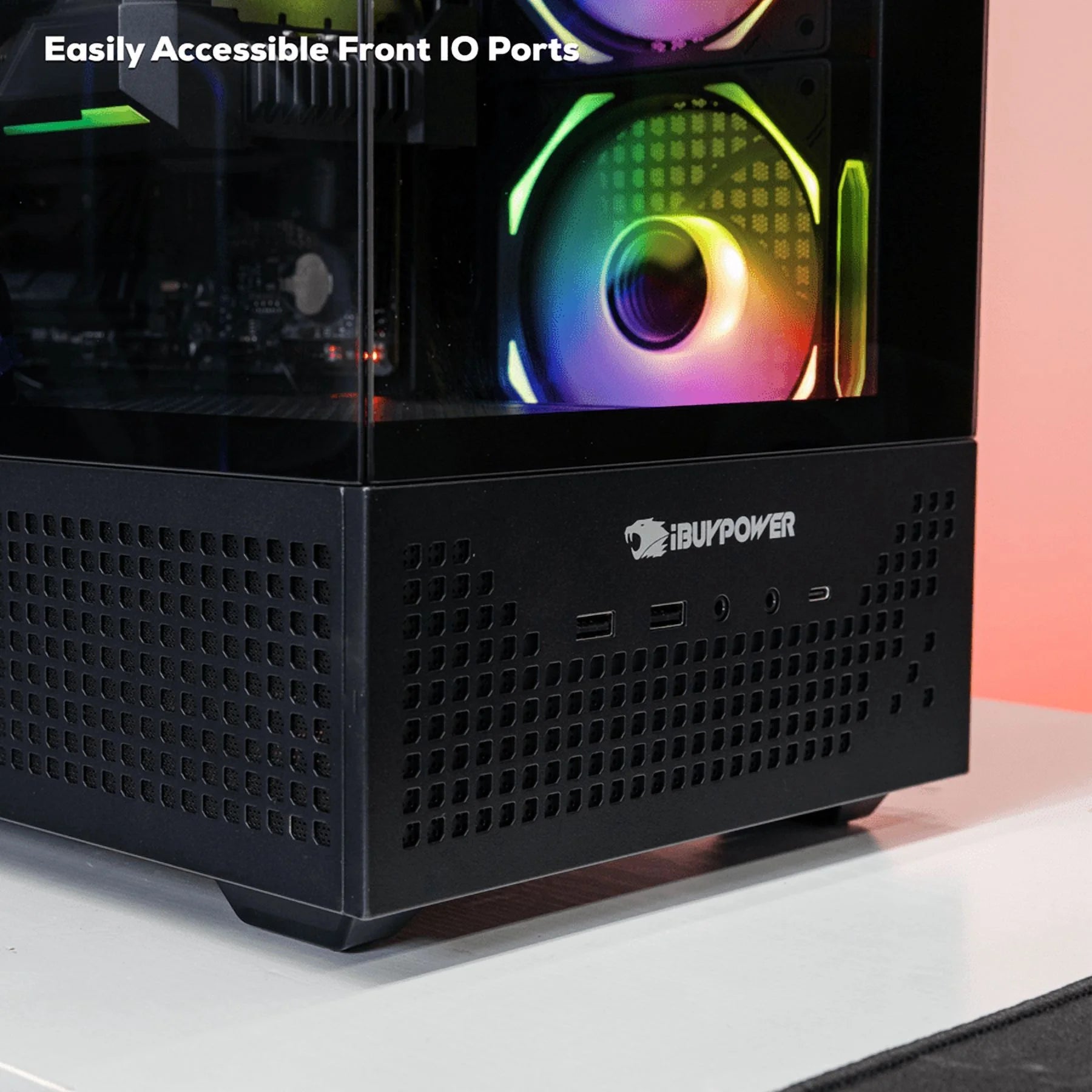 Element Black Gaming PC Desktop Computer Intel Core I5 14400F, NVIDIA Geforce RTX 5060Ti 8GB, 16GB RAM, 1TB SSD, Windows 11 Home