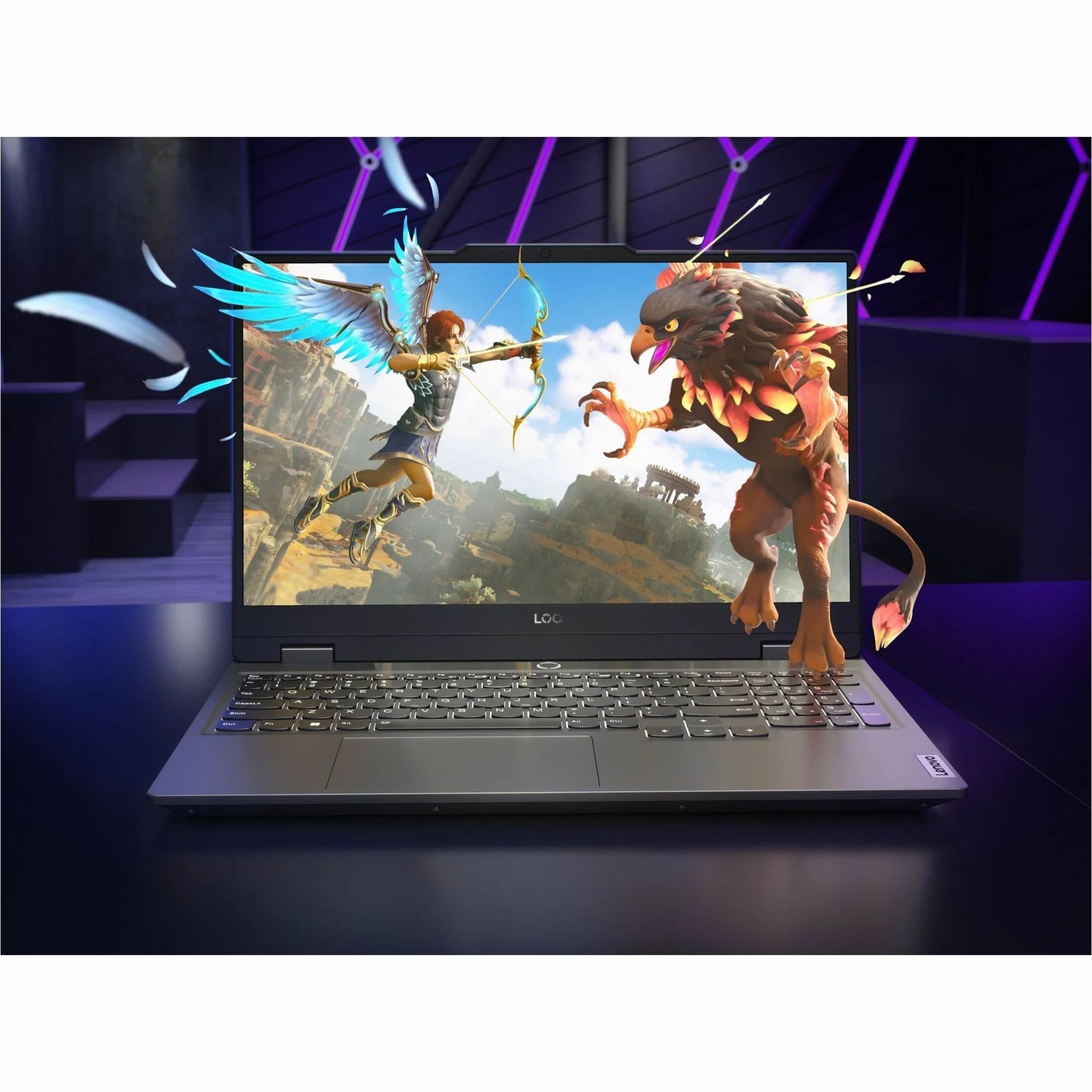 LOQ 15 15.6" 1920 X 1080 FHD 144Hz Gaming Laptop AMD Ryzen 7-8845HS 16GB DDR5 1TB SSD NVIDIA Geforce RTX 4060 8GB Luna Grey