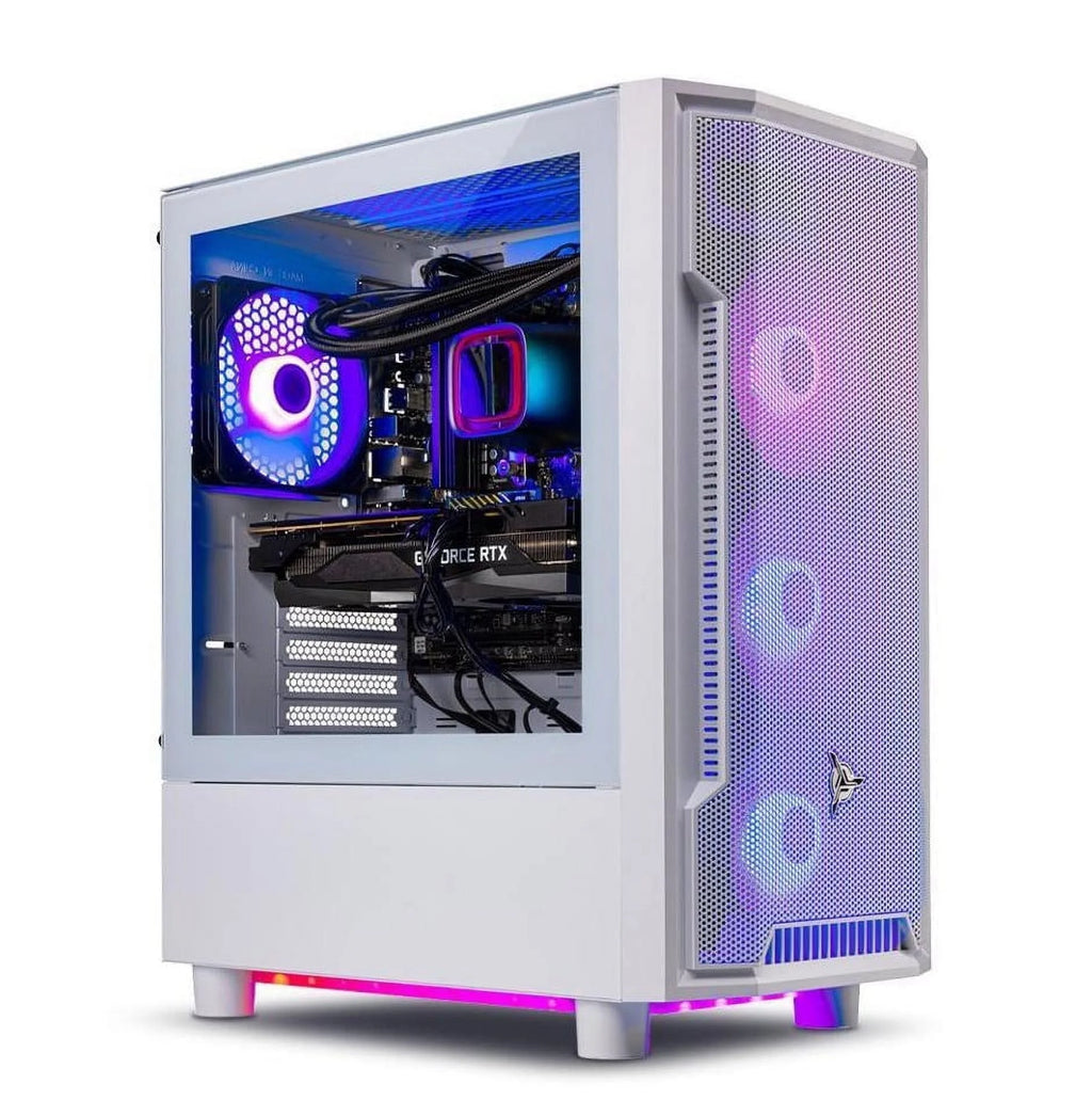 Skytech Archangel Gaming PC Desktop Intel Core I7 14700F NVIDIA Geforce RTX 5060 Ti 2TB Gen4 Nvme SSD 32GB DDR5 RAM, AIO Liquid Cooling Windows 11