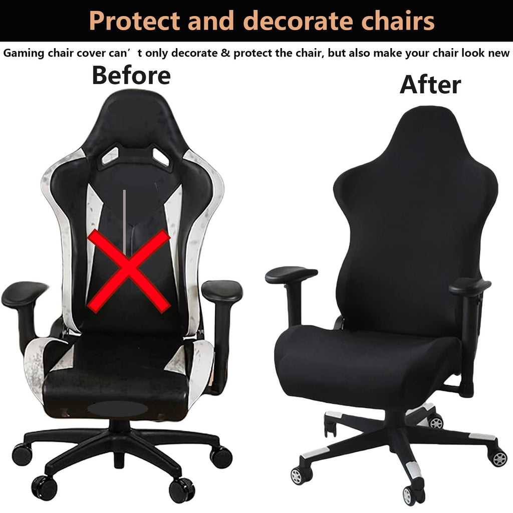 Gaming Chair Cover-Gaming Chair Seat Cover 4Pc/Set Gaming Chair Covers